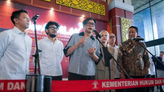 Beri Masukan Revisi UU Hak Cipta, Agnez Mo, Ariel Noah, hingga Armand Maulana Datangi Kemenkum