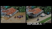 Kali Ciliwung Meluap Lagi, Puluhan RT di Jakarta Kebanjiran