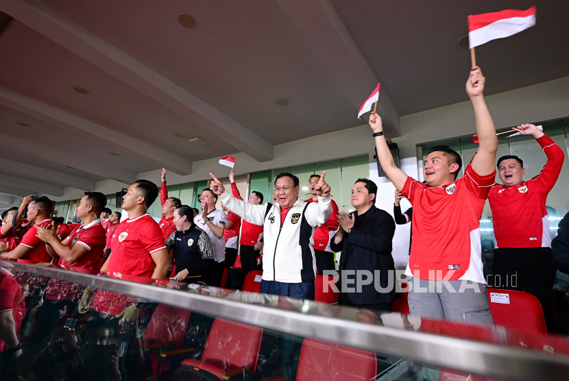 Momen Unik Presiden Prabowo Merayakan Gol Olahraga dengan Semangat