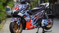 Terinspirasi oleh Desain Helm Pembalap Yamaha Noriyuki Haga, Aerox Alpha Kini Lebih Gagah dan Menawan