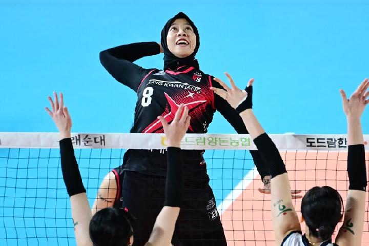 Hasil Playoff Semifinal V-League 2024-2025: Megawati dan Red Sparks Hancurkan Hillstate di Game Pertama