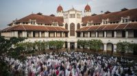 Pertama di Dunia, Jemaah Salat Id di Lawang Sewu Semarang Sejarah Terulang
