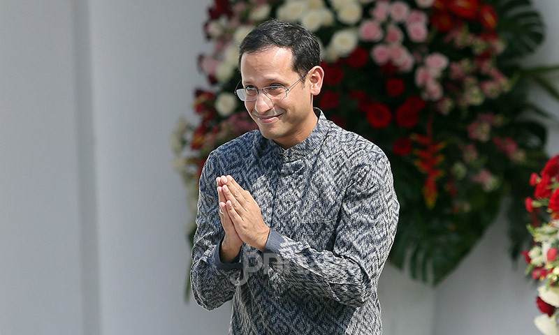 Nadiem Makarim Diam Saat Ditanya Kasus Google Cloud di KPK