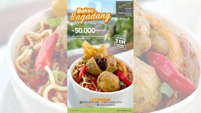 Coba Sensasi Bakso Begadang Rendang di Whiz Prime Hotel Padang