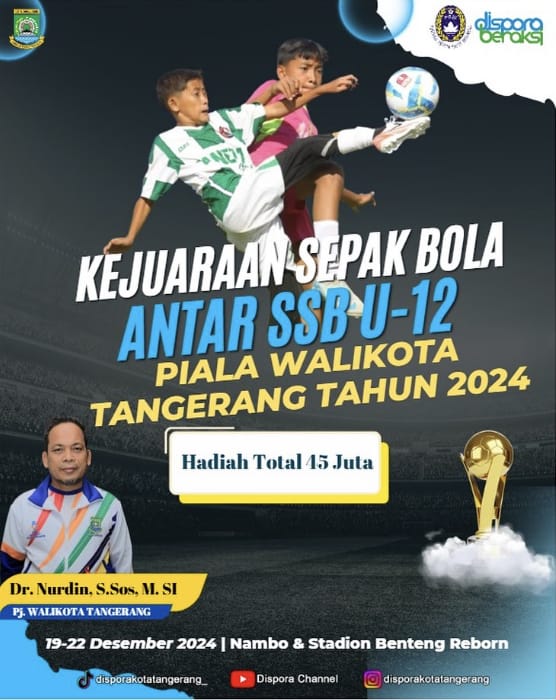 Kejuaraan Sepak Bola Piala Wali Kota Tangerang 2025 Dikuti 100 SSB