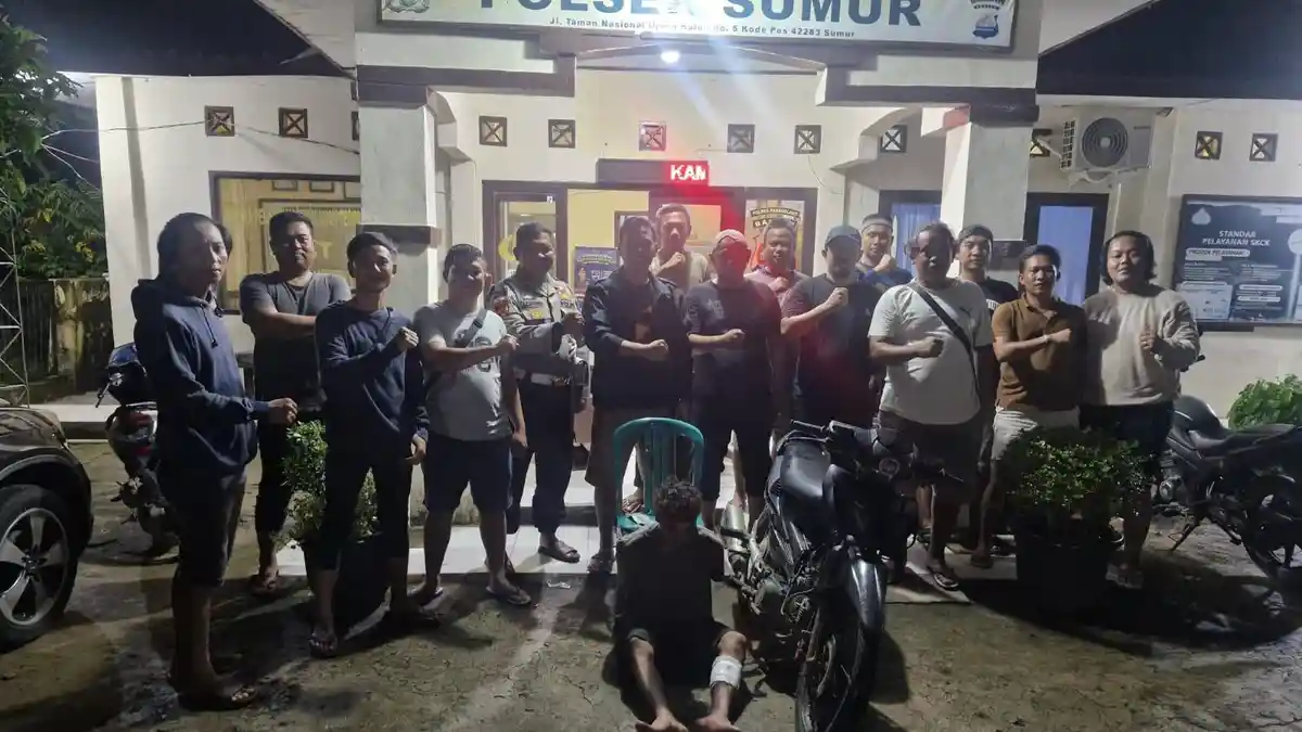 Penganiaya Ojek Pangkalan di Sumur Pandeglang Ditangkap Saat Jual Motor Curian