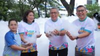 Ribuan Peserta Meriahkan Tangerang Selatan Color & Bubble Run 2025