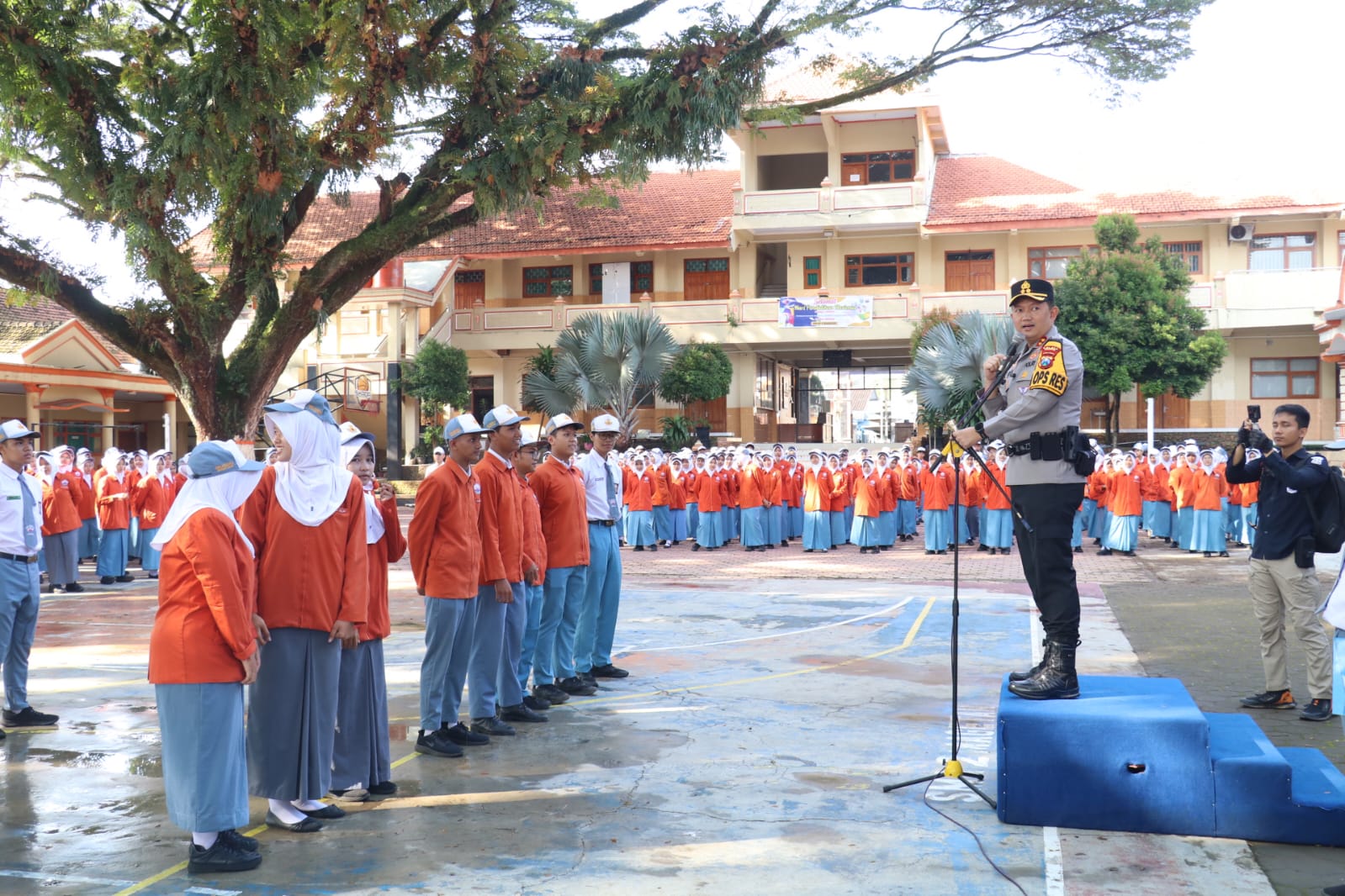 Kapolres KBP Ajak Siswa SMKN 4 Tangerang Bijak Bermedsos dan Hindari Narkoba