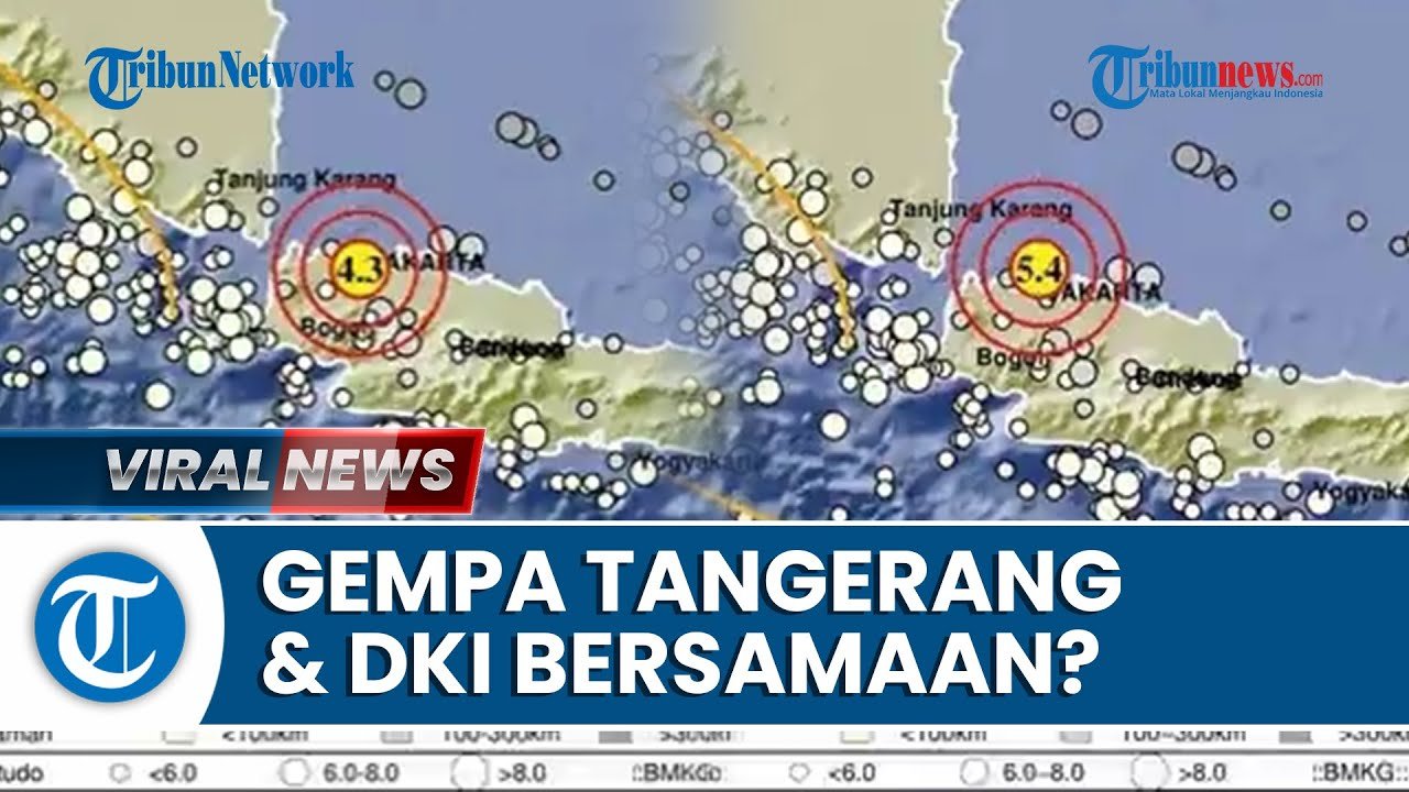 BMKG: Gempa 4,6 SR Guncang Tangerang Banten