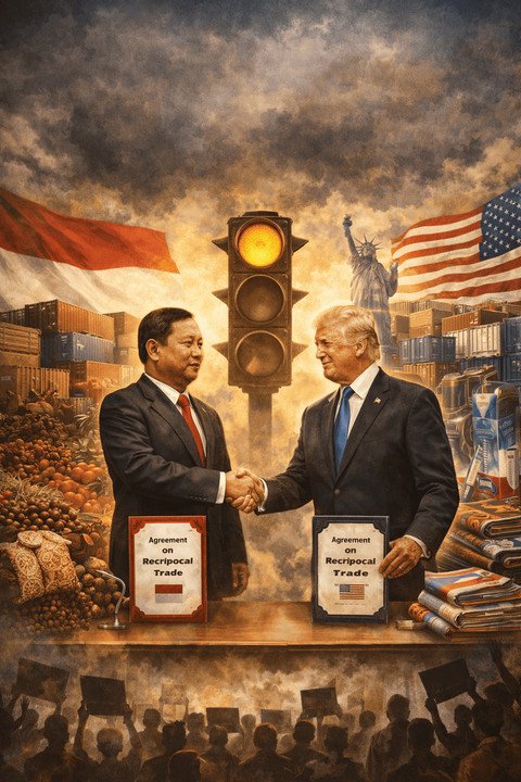 Lampu Kuning Perjanjian Perdagangan RI-AS