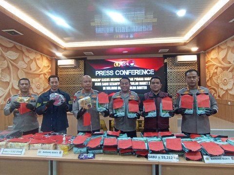 Polisi Gagalkan Penyelundupan 71 Kg Sabu di Pelabuhan Merak, 3 Kurir Ditangkap