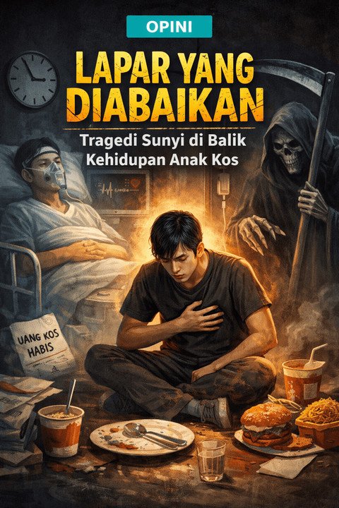 Lapar yang Terlupakan: Tragedi Sunyi di Balik Kehidupan Anak Kos