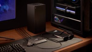 Asus ROG XREAL R1, Kacamata Gaming AR Pertama dengan Layar Micro-OLED 240Hz