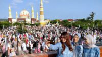 Suasana Salat Idul Fitri 1447 H di Alun-alun Malingping, Lebak