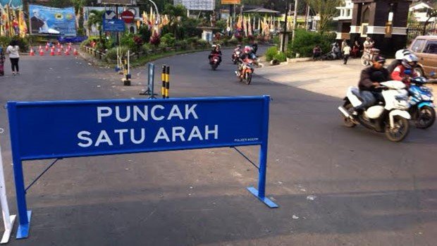 Penerapan satu arah di Jalur Puncak hari ini, Senin 23 Maret 2026, lengkap dengan jadwalnya